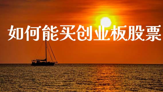 如何能买创业板股票_https://wap.sdyuehang.cn_产经新闻_第1张