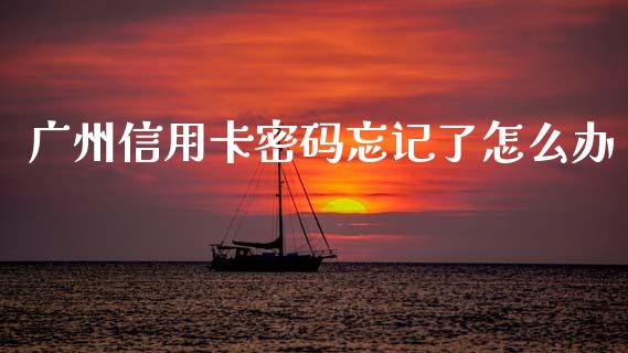 广州信用卡密码忘记了怎么办_https://wap.sdyuehang.cn_美股行情_第1张