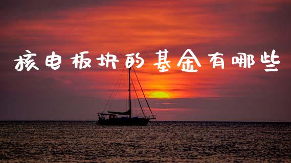 核电板块的基金有哪些_https://wap.sdyuehang.cn_产经新闻_第1张