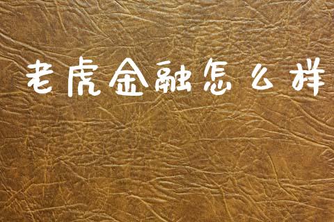 老虎金融怎么样_https://wap.sdyuehang.cn_美股行情_第1张