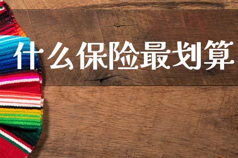 什么保险最划算_https://wap.sdyuehang.cn_美股行情_第1张
