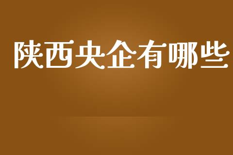 陕西央企有哪些_https://wap.sdyuehang.cn_美股行情_第1张