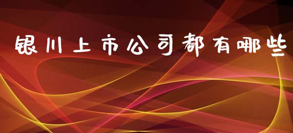 银川上市公司都有哪些_https://wap.sdyuehang.cn_美股行情_第1张