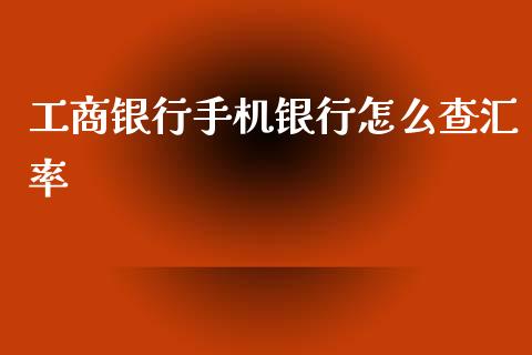 工商银行手机银行怎么查汇率_https://wap.sdyuehang.cn_债券资讯_第1张