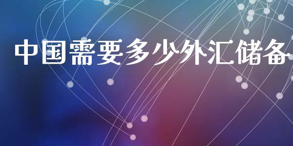 中国需要多少外汇储备_https://wap.sdyuehang.cn_新股申购_第1张