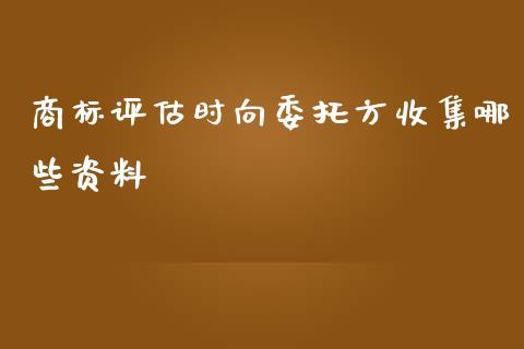 商标评估时向委托方收集哪些资料_产经新闻_第1张_产经新闻_债券资讯_新股申购_美股行情 商标评估时向委托方收集哪些资料_https://wap.sdyuehang.cn_产经新闻_第1张