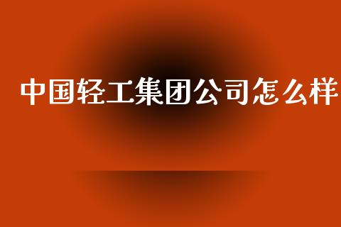中国轻工集团公司怎么样_https://wap.sdyuehang.cn_债券资讯_第1张