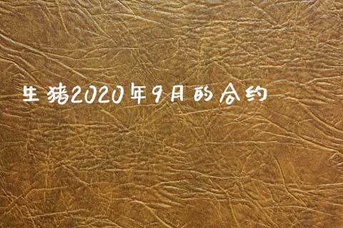 生猪2020年9月的合约_https://wap.sdyuehang.cn_产经新闻_第1张