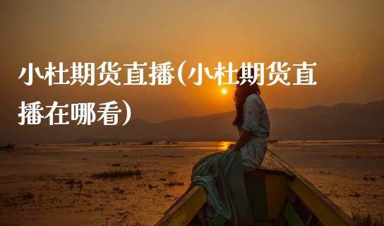 小杜期货直播(小杜期货直播在哪看)_https://wap.sdyuehang.cn_新股申购_第1张