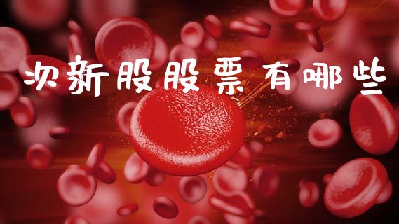 次新股股票有哪些_https://wap.sdyuehang.cn_新股申购_第1张