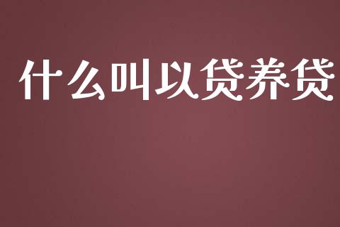 什么叫以贷养贷_https://wap.sdyuehang.cn_新股申购_第1张