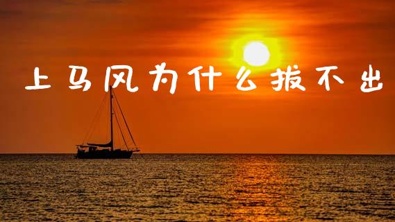 上马风为什么拔不出_https://wap.sdyuehang.cn_新股申购_第1张