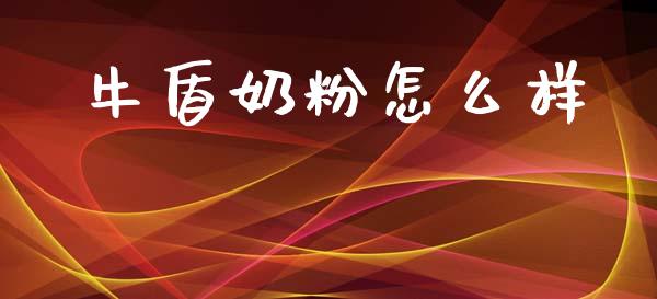 牛盾奶粉怎么样_https://wap.sdyuehang.cn_债券资讯_第1张