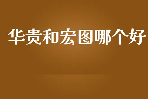 华贵和宏图哪个好_https://wap.sdyuehang.cn_产经新闻_第1张
