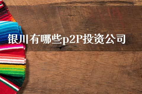 银川有哪些p2P投资公司_https://wap.sdyuehang.cn_债券资讯_第1张