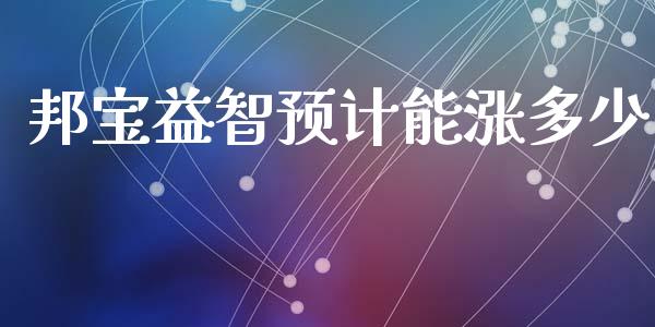 邦宝益智预计能涨多少_https://wap.sdyuehang.cn_新股申购_第1张