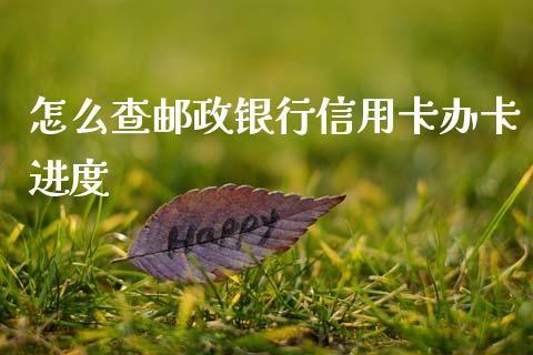 怎么查邮政银行信用卡办卡进度_https://wap.sdyuehang.cn_新股申购_第1张