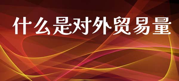 什么是对外贸易量_https://wap.sdyuehang.cn_新股申购_第1张