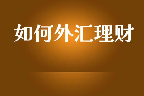 如何外汇理财_https://wap.sdyuehang.cn_债券资讯_第1张