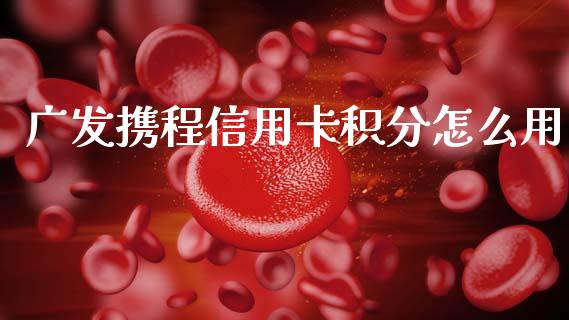 广发携程信用卡积分怎么用_https://wap.sdyuehang.cn_债券资讯_第1张