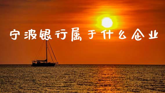 宁波银行属于什么企业_https://wap.sdyuehang.cn_产经新闻_第1张