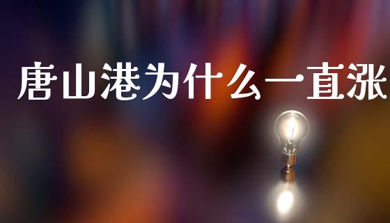 唐山港为什么一直涨_https://wap.sdyuehang.cn_新股申购_第1张