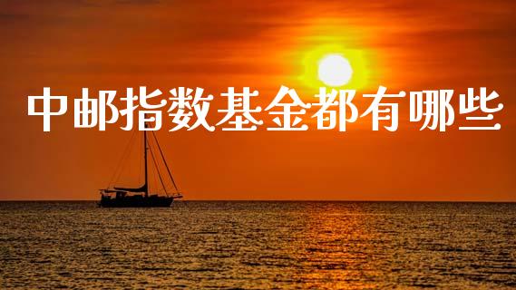 中邮指数基金都有哪些_https://wap.sdyuehang.cn_债券资讯_第1张