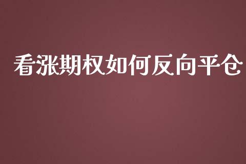 看涨期权如何反向平仓_https://wap.sdyuehang.cn_债券资讯_第1张