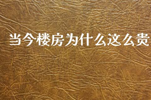 当今楼房为什么这么贵_https://wap.sdyuehang.cn_新股申购_第1张
