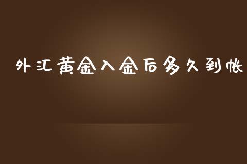 外汇黄金入金后多久到帐_https://wap.sdyuehang.cn_美股行情_第1张