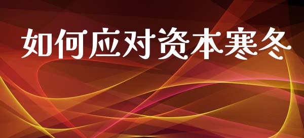 如何应对资本寒冬_https://wap.sdyuehang.cn_债券资讯_第1张