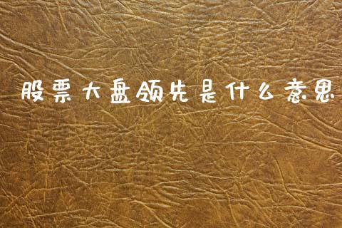 股票大盘领先是什么意思_新股申购_第1张_产经新闻_债券资讯_新股申购_美股行情 股票大盘领先是什么意思_https://wap.sdyuehang.cn_新股申购_第1张