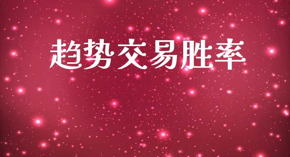 趋势交易胜率_https://wap.sdyuehang.cn_新股申购_第1张