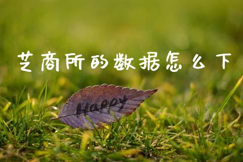 芝商所的数据怎么下_https://wap.sdyuehang.cn_债券资讯_第1张