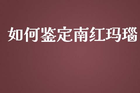 如何鉴定南红玛瑙_https://wap.sdyuehang.cn_债券资讯_第1张