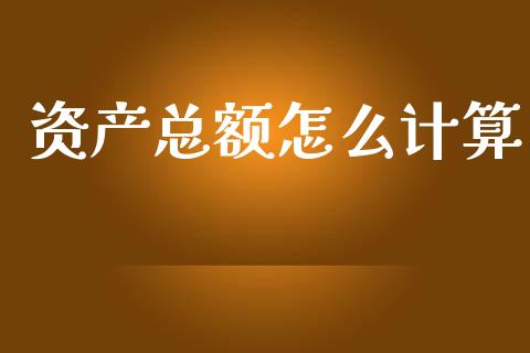 资产总额怎么计算_https://wap.sdyuehang.cn_新股申购_第1张