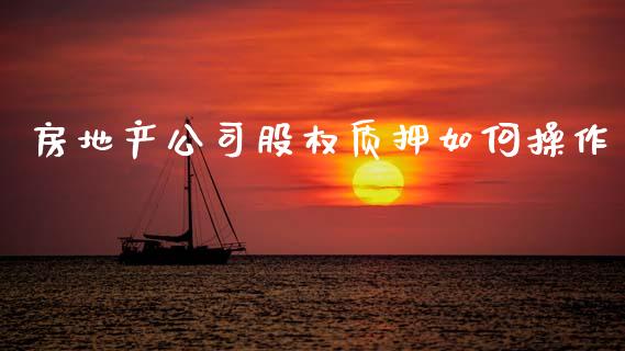 房地产公司股权质押如何操作_https://wap.sdyuehang.cn_产经新闻_第1张