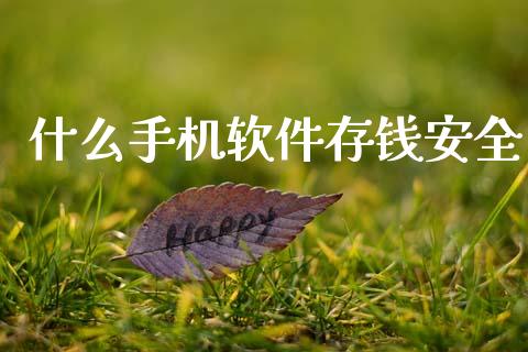 什么手机软件存钱安全_https://wap.sdyuehang.cn_新股申购_第1张