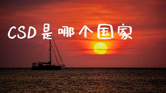 CSD是哪个国家_https://wap.sdyuehang.cn_产经新闻_第1张