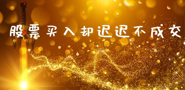 股票买入却迟迟不成交_https://wap.sdyuehang.cn_美股行情_第1张