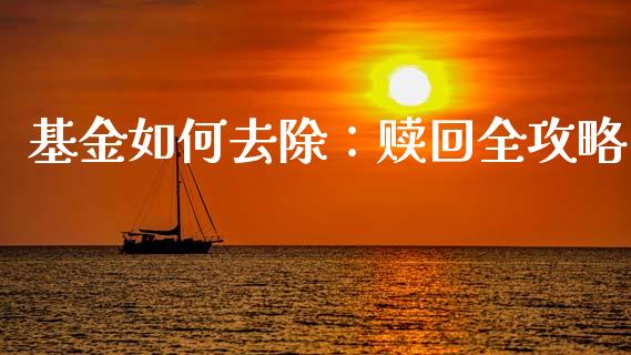 基金如何去除：赎回全攻略_https://wap.sdyuehang.cn_产经新闻_第1张
