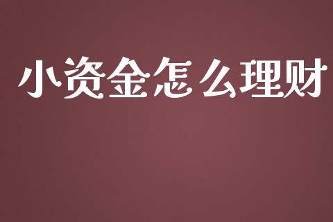 小资金怎么理财_https://wap.sdyuehang.cn_产经新闻_第1张