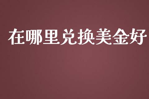 在哪里兑换美金好_https://wap.sdyuehang.cn_新股申购_第1张