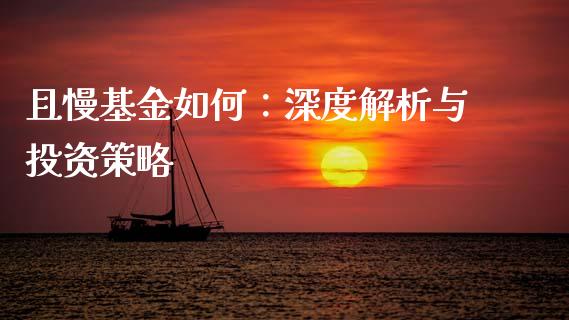 且慢基金如何：深度解析与投资策略_https://wap.sdyuehang.cn_美股行情_第1张