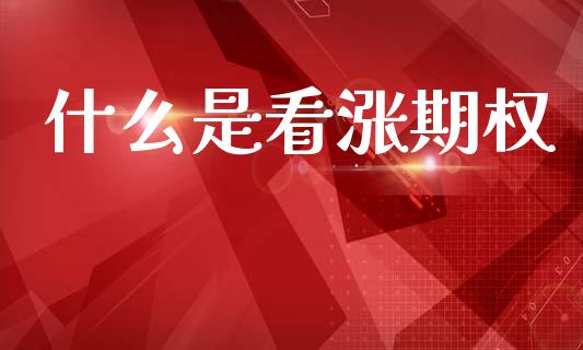 什么是看涨期权_https://wap.sdyuehang.cn_新股申购_第1张