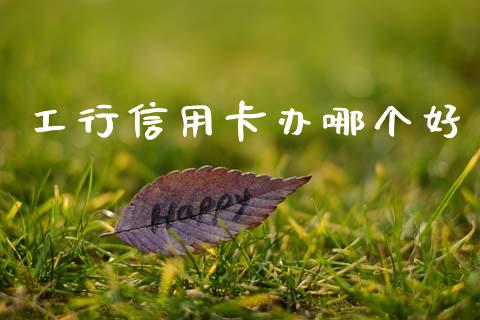工行信用卡办哪个好_https://wap.sdyuehang.cn_债券资讯_第1张