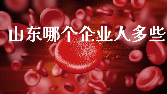 山东哪个企业人多些_https://wap.sdyuehang.cn_新股申购_第1张