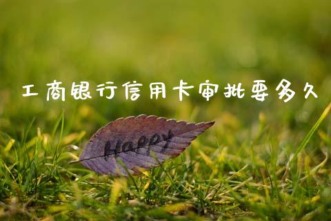 工商银行信用卡审批要多久_https://wap.sdyuehang.cn_债券资讯_第1张