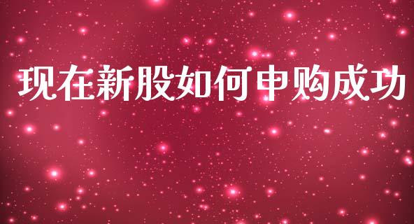现在新股如何申购成功_https://wap.sdyuehang.cn_产经新闻_第1张