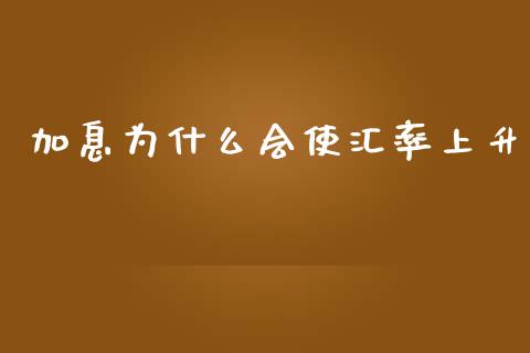 加息为什么会使汇率上升_https://wap.sdyuehang.cn_新股申购_第1张